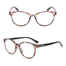 Reading Eye Glasses Magnifying Vintage Round Shape Frame Eyewear HD Lens Eyeglasses