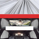 4 Pieces Magnetic Installation Car Side Window Sunshade Slide Curtain