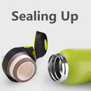 Portable 304 Stainless Steel 500ML Drink Water Bottle Insulated With Straw Water Bottle