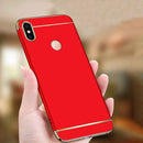 Bakeey Ultra-thin 3 in 1 Plating Frame Splicing PC Hard Protective Case For Xiaomi Redmi Note 6 Pro