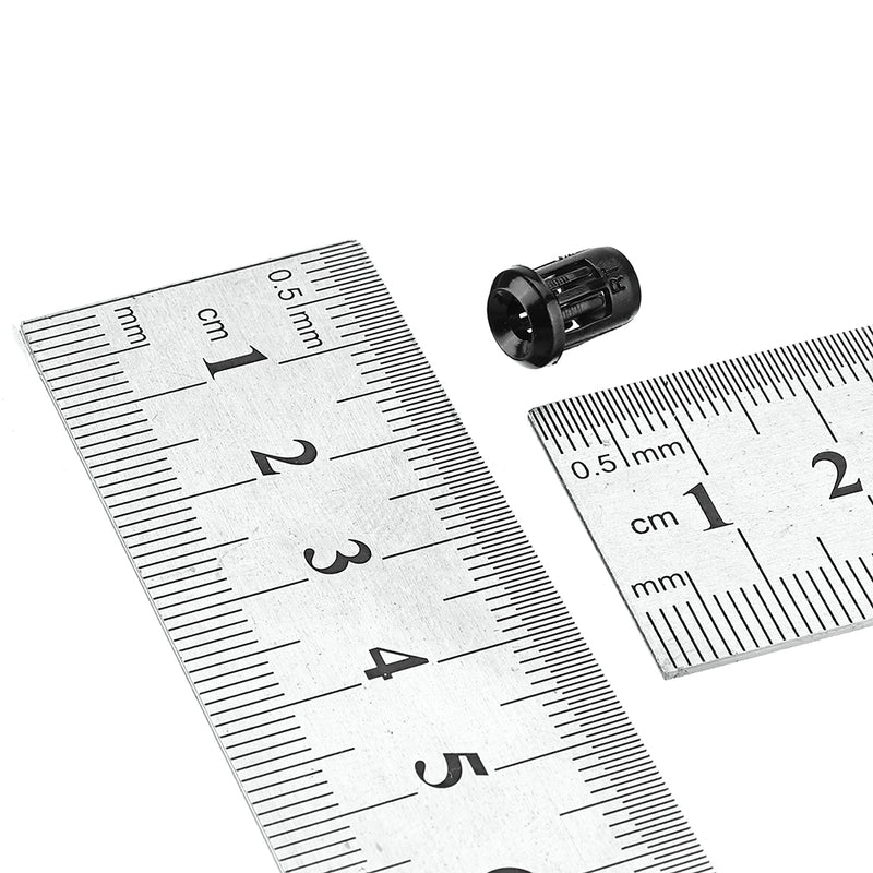 200pcs 3MM LED Holder Black Plastic Diode Lampshade Holder Clip Bezel Mount Light Case Cup Bezels Mounting Cases