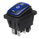 On-Off-On 6 Pin 12V Car Boat LED Light Rocker Toggle Switch Latching Waterproof