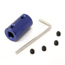 10pcs 4/5/6/7/8mm Shaft Coupling Rigid Coupling Coupler Motor Connector With Spanner