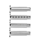 Vegetable Spiral Slicer Peeler Redesigned Handle With 4 Blade Veggie Julienne Slicer Cutter