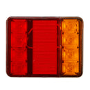 2Pcs 8LED Car Brake Stop Lamps Turn Tail Lights Waterproof 12V For Truck Trailer Lorry