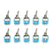 Wendao MTS-103 AC 125V 6A 3 Pins Toggle rocker Switch ON/OFF/ON SPDT 10pcs