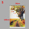 PAG Roller Shutters Autumn Print Painting Roller Blind Background Wall Window Curtain Decor