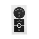 8Pcs Auto Matte Black Switch Button Repair Decals Stickers Window Seat For GM Buick Encore 2010-2013