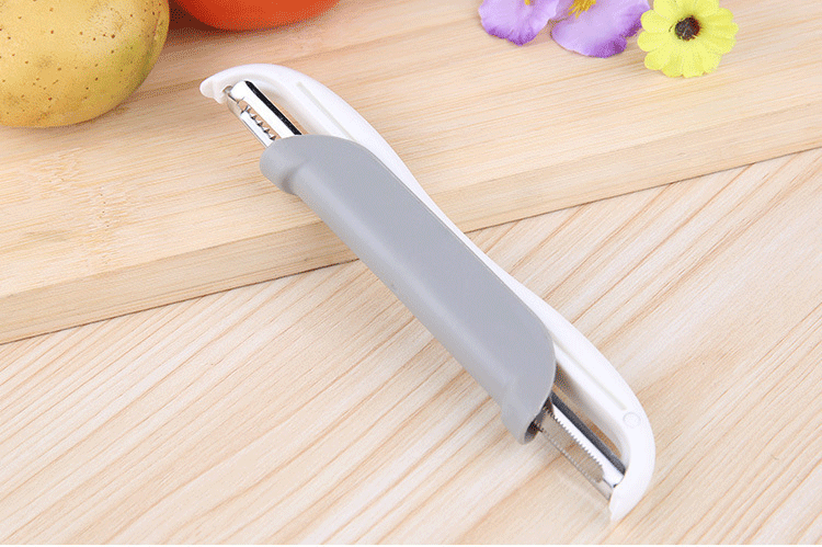 KCASA KC-MS09 Double Sides Vegetable Fruit Swivel Peeler Slicer Grater Multi-function Kitchen Tools