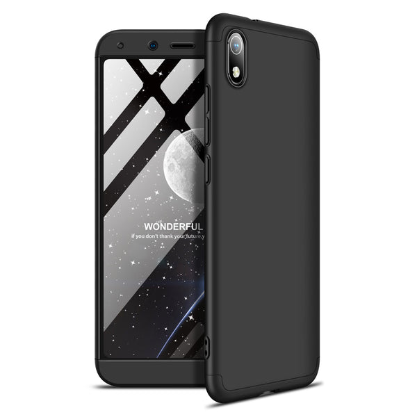 Bakeey 3 in 1 Double Dip 360 Hard PC Full Protective Case For Xiaomi Redmi 7A