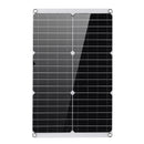 Mono Solar Panel Charger Dual USB Monocrystaline Flexible Solar Controller Power Bank Outdoor Camping Hiking Battery Charger