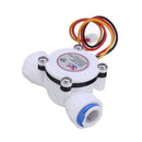 3/8"Quick Fit Plastic TurbineHall Meter Water Flow Sensor For Water Liquid Id10 mm