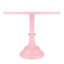12 Inch Iron Round Cake Stand Pedestal White Pink Dessert Holder Wedding Party Decorations