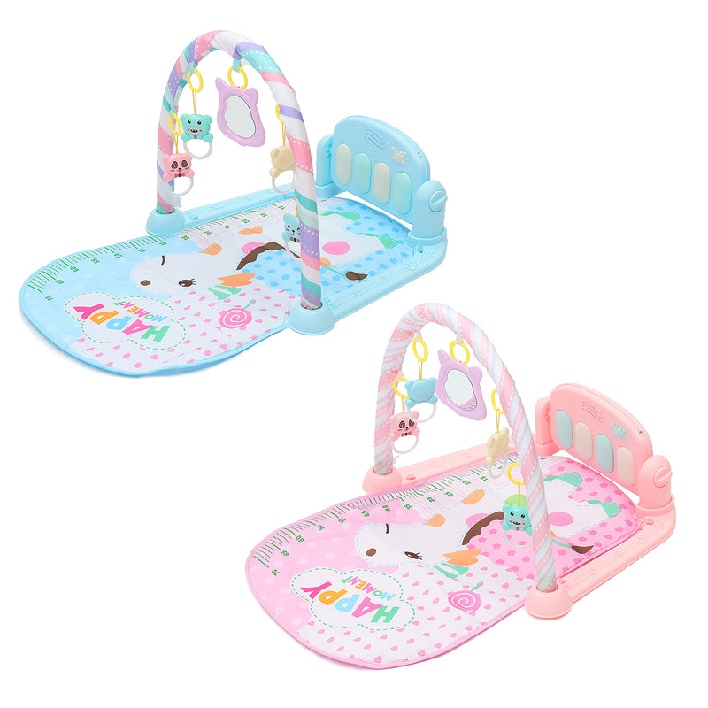 Baby Play Mat Gym Fitness Music Lights Fun Piano Boy Girl Rack Early Education