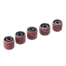 Drillpro 104pcs Sandpaper Sanding Drum with 3mm Shank Mandrel Grinding Head Polisher Abrasive Tool