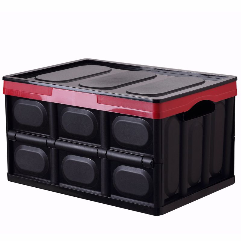 Three Flower Multifunctional Folding Box Covered Folding Storage Box for Car and Home Office Baby