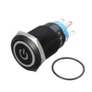 12V 5 Pin 19mm Led Metal Push Button Latching Switch Waterproof Switch