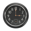 Large Non Ticking Silent Indoor/Outdoor Garden Wall Clock Waterproof Thermometer