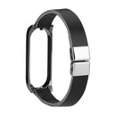 Bakeey Retro Butterfly Push Button Deployment Buckle PU Leather Watch Band Strap Replacement for Xiaomi Mi band 3 Xiaomi Mi band 4