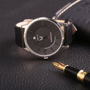 CHRONOS Casual Style Date Display Men Wrist Watch Colorful Leather Strap Quartz Watches