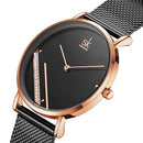 SHENGKE SK Creative Crystal Dial K0106 Women Fashion Simple Ladies Dress Elegant Quartz Watch