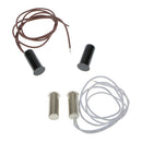 DC100V 10W NC LC-1025 Recessed Magnetic NC Closed Window Door Magnet Contact Switch Black