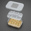 PP Plastic 12 Egg Holes Incubator Hatching Container Box Reptile Lizard Incubator Hatchery