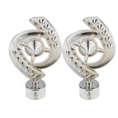 2x Decorative Window Curtain Panel Rod/Pole Ends Heads Caps for 28mm Inner Dia.Rods