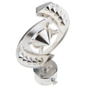 2x Decorative Window Curtain Panel Rod/Pole Ends Heads Caps for 28mm Inner Dia.Rods