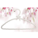 Plastic Pearl Beaded Clothes Hanger Trouser Dress Pants Hook Home Wedding Clothing Shop Decor