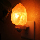 Hand-Carved Himalayan Crystal Salt Lamp Rock Stone Lamp Bedside Night Light Wall Lamp with On/Off Switch EU Plug