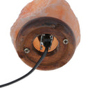 Himalayan Salt Lamp Ionizing Air Purifier Rock with Dimmable Switch/Wood Base EU Plug 220V