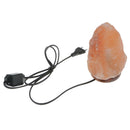 Himalayan Salt Lamp Ionizing Air Purifier Rock with Dimmable Switch/Wood Base EU Plug 220V