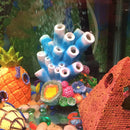 Aquarium Ornament Bubbling/Bubble Coral with Air Pump Connector for Fish Tank Micro Landscape Decoration