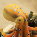 Resin Artificial Octopus Ornament for Aquarium Fish Tank Background Decoration