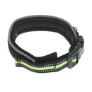 Pet Dog Puppy Supplies Adjustable Reflective Dog Collar Pet Safety Collar Buckle Strap Harness Size M
