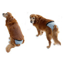 Pet Female Dog Under Clothing Supplies Soft Moisture Breathable Ribbing Classic Physical Pant Sanitary Underwear Grey L