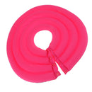Soft Lightweight Dog Cat Pet Supplies Comfy Pet Neck Collar Nylon Cover Anti-Bite Protector Rose Red L