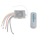 3 Way Wireless Smart Lamp Light RF Remote Control Switch Receiver+Emitter