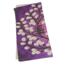3D Oil Painting Tree Flower Cushion Cover Throw Pillow Case Purple