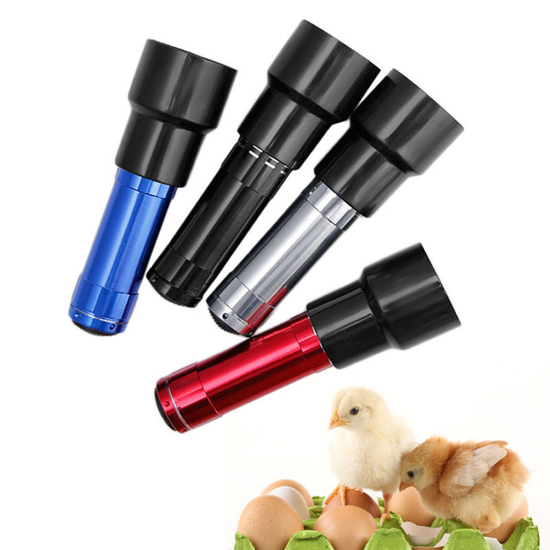 LED Light Egg Candler Tester Ultra Bright Pocket Poultry Egg Lamp Incubator