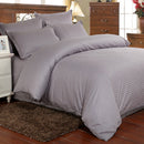 Home Bedroom Bedding Set Bed Fitted Sheet + Pillowcase + Quilt Cover FIT FOR 1.2M Size Bed Gray
