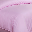Home Bedroom Bedding Set Bed Fitted Sheet + Pillowcase + Quilt Cover FIT FOR 1.2M Size Bed Pink