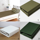 Plain Solid Army Green Cotton Quilt Cover Bed Duvet Cover , 210cmx150cm, for Shcool, Dormitory, Hotel