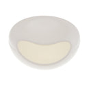 Durable Creative Fashionable Small Lazy Double-Decked Box Plastic Sundry Snack Junk Fruit Serving Tray White