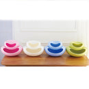 Durable Creative Fashionable Big Lazy Double-Decked Box Plastic Sundry Snack Junk Fruit Serving Tray Stuff Divide Tray Green
