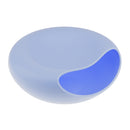 Durable Creative Fashionable Big Lazy Double-Decked Box Plastic Sundry Snack Junk Fruit Serving Tray Blue