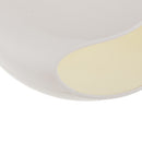 Durable Creative Fashionable Big Lazy Double-Decked Box Plastic Sundry Snack Junk Fruit Serving Tray Stuff Divide Tray White