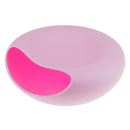 Durable Creative Fashionable Big Lazy Double-Decked Box Plastic Sundry Snack Junk Fruit Serving Tray Stuff Divide Tray Pink