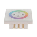 Wall Mounted 5050 3528 SMD RGB Strip Light Glass Touch Switch Panel Led Dimmer Controller DC12V-24V